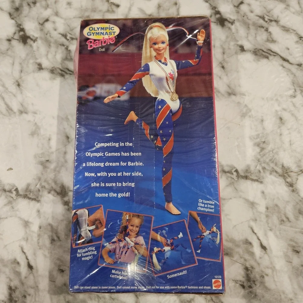 1996 Olympic Gymnast Barbie Atlanta 1996 – Box‎ Damage, Opened Seal